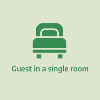 Guest in a single room Hotel Bucegi Guest in a single room Hotel Bucegi